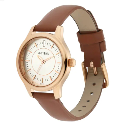 "Titan  Ladies Watch - 2638WL01 - Click here to View more details about this Product